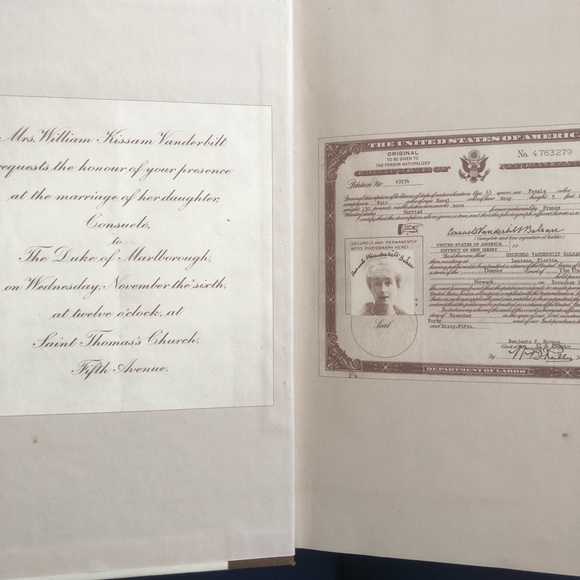 Vanderbilt Consuelo and Alva Amanda Stuart History Non-fiction Book Home HB - Picture 5 of 8